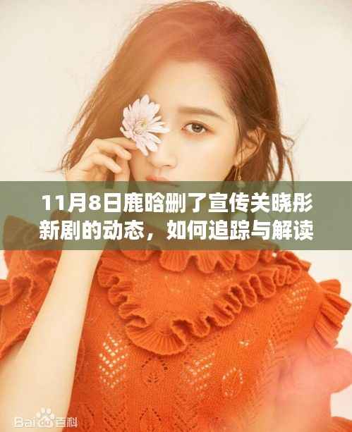 鹿晗删除宣传关晓彤新剧动态的背后,社交媒体动态解读与追踪分析