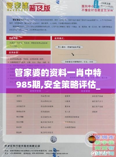 管家婆的资料一肖中特985期,安全策略评估_官方版631.91