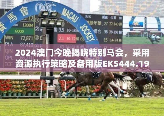 2024澳门今晚揭晓特别马会,采用资源执行策略及备用版EKS444.19
