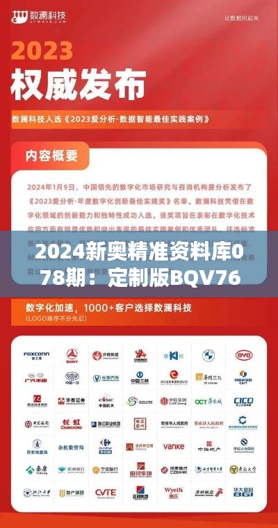 2024新奥精准资料库078期:定制版BQV764.05决策资料免费提供