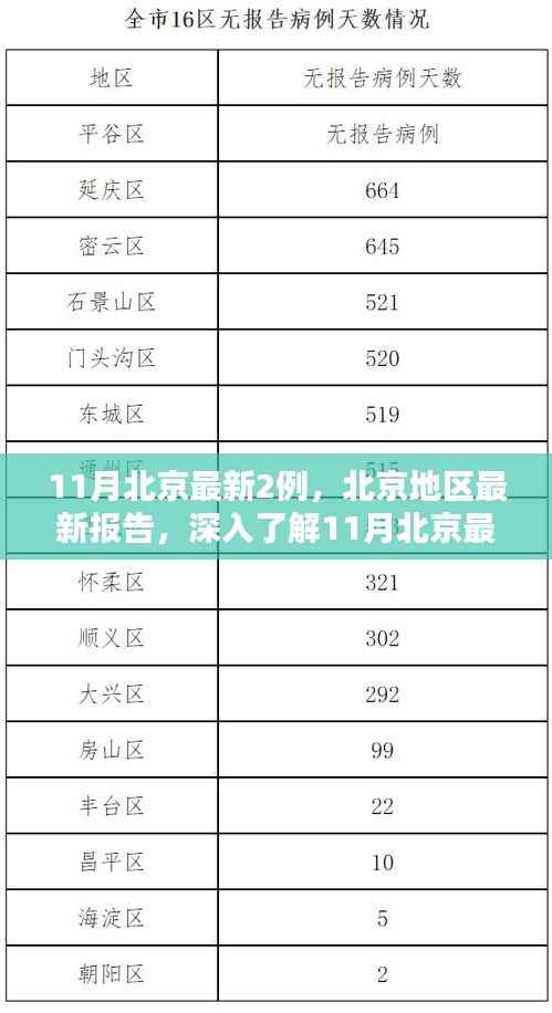 北京地区最新报告,深入了解11月新增两例的产品特性与体验
