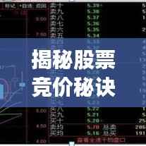 揭秘股票竞价秘诀，轻松掌握股市入门技巧