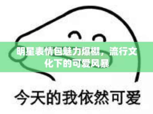 明星表情包魅力爆棚,流行文化下的可爱风暴