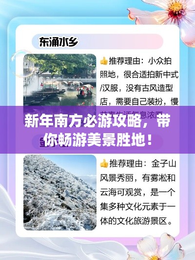 新年南方必游攻略,带你畅游美景胜地!