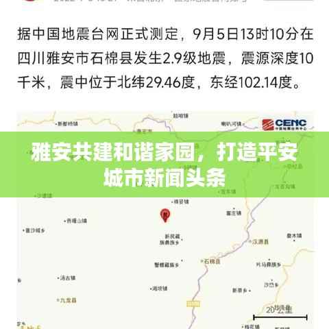 雅安共建和谐家园,打造平安城市新闻头条
