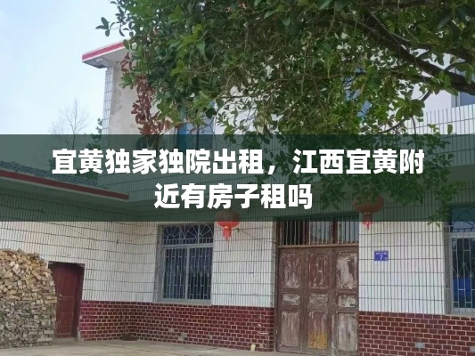 宜黄独家独院出租，江西宜黄附近有房子租吗 